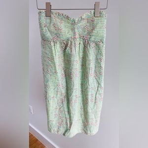 summer bustier mini dress